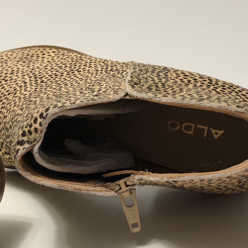 ALDO Kaicien Dotty Cheetah Ankle Boot 8.5 NIB - Picture 7 of 16